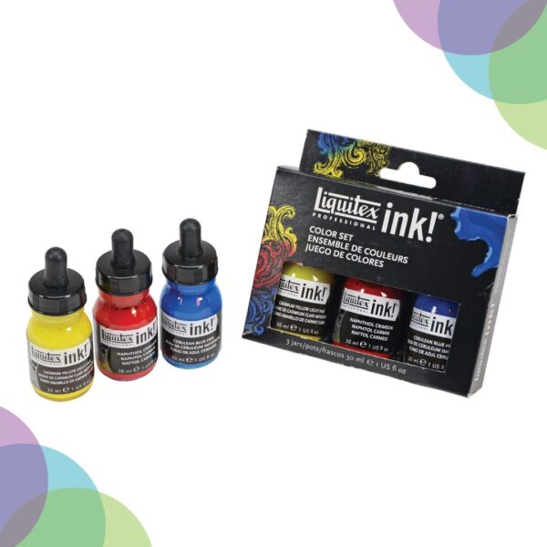 Liquitex Professional Acrylic Ink Sets LQX INK SET COLOR