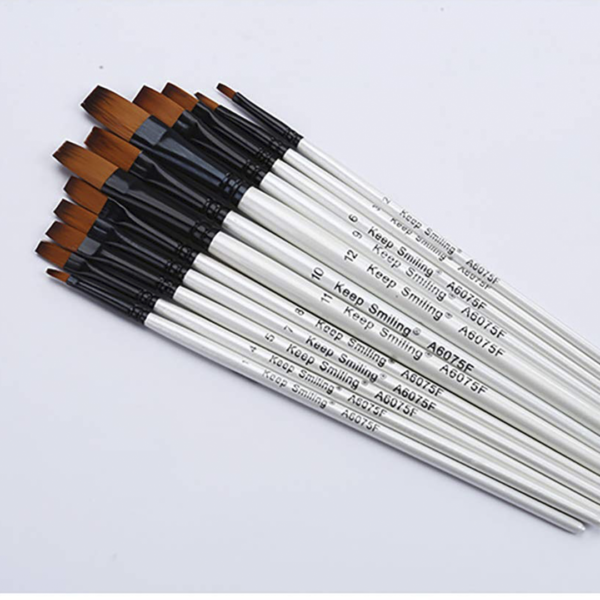 Keep Smiling Synthetic Taklon Brush Sets Short Handle Keep Smiling Synthetic Taklon Brush Sets Short Handle