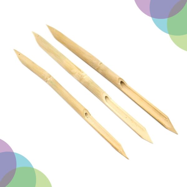 Keep Smiling Bamboo Pen Set of 3pc Bamboo Calligraphy Pen