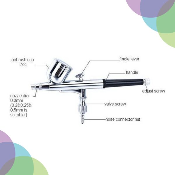 HS Air Brush Kit HS-30 Hs 30 Airbrush