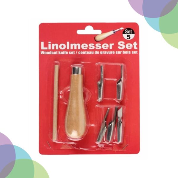 Keep Smiling Lino Tools Set Of 5 Keep Smiling Lino Tools Set Of 5