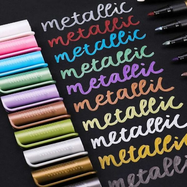 Keep Smiling Metallic Color Pen Set 10 Keep Smiling Metallic Color Pen Set of 10 1