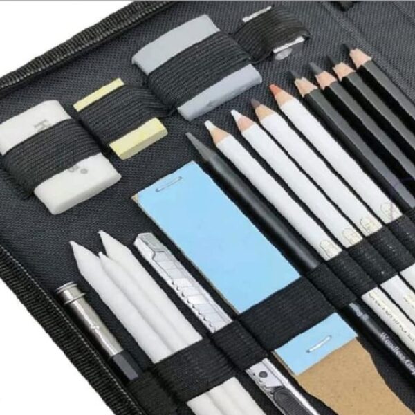 Keep Smilling Sketch & Drawing Set 42 Professional Drawing Pencils and Sketch Kit2