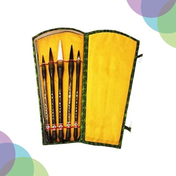 Superior Chinese Calligraphy Painting Brush Set of 5