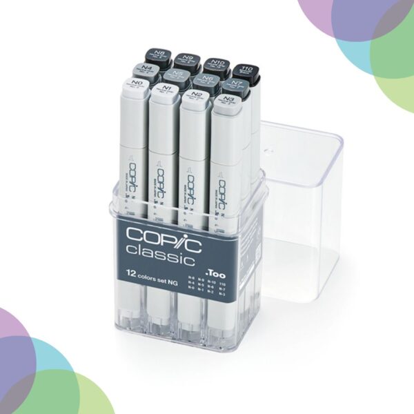 Copic Classic Marker 12 Set Neatral Gray