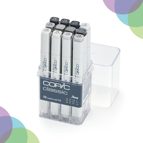 Copic Classic Marker 12 Set Toner Gray