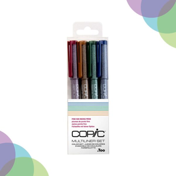 Copic Multiliner Assorted 4Pc Set