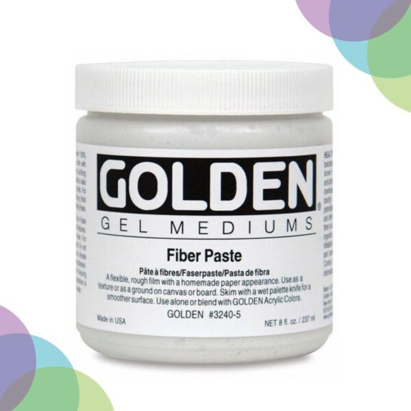 Golden Gel Mediums Fiber Paste 236 ml Golden Gel Mediums Fiber Paste 236 ml