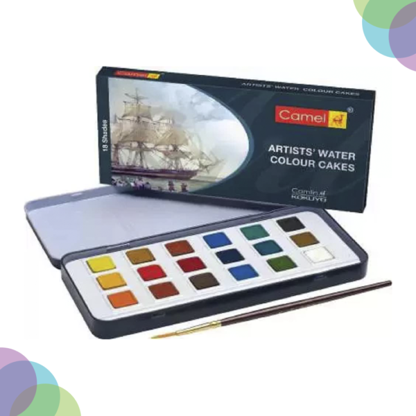 Camel Artist Water Colour Cakes Set Of 18 Camel Artist water colour cakes Set 2