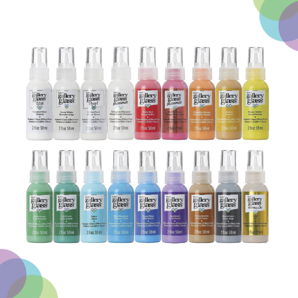 Gallery Glass Paint 59ml Set Of 18 Set 1