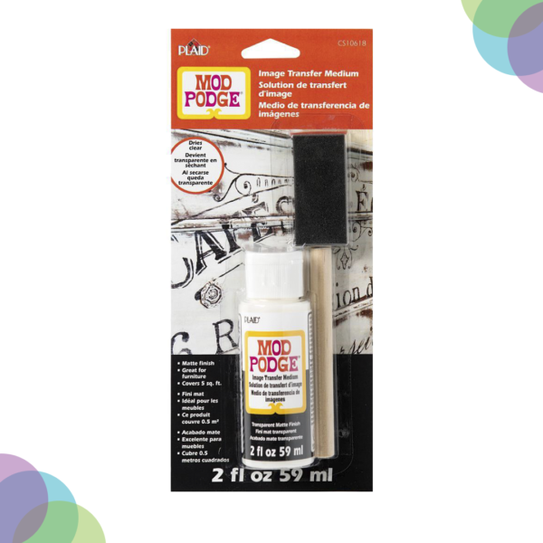 Mod Podge Image Transfer Medium 59Ml With Sponge Mod Podge Image Transfer Medium 59Ml.With Sponge