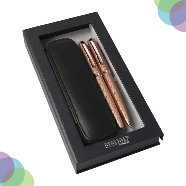 Online Eleganza Diamond Fountain Pen And Ball Pen Sets With Magnet Box Online Eleganza Diamond Fountain Pen And Ball Pen Sets With Magnet