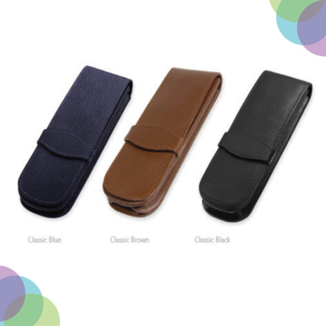 Art & Craft Material Suppliers Online Leather Cases For 2 Pens