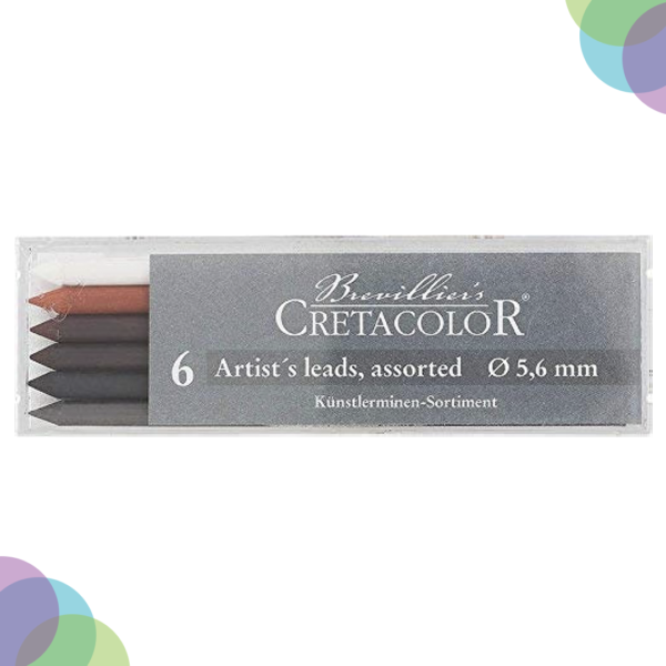 CRETACOLOR Artists' Lead Assorted (Set of 6) CRETACOLOR Artists Lead Assorted Set of 6