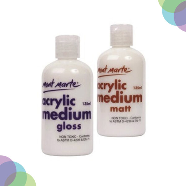 Mont Marte Acrylic Mediums 135 ML Mont Marte Acrylic Medium 135 ML