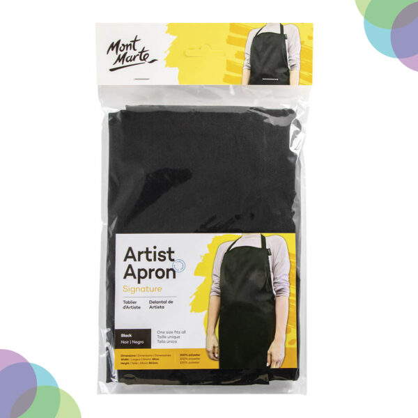 Mont Marte Artist Apron Adult - Black Mont Marte Artist Apron Adult Black