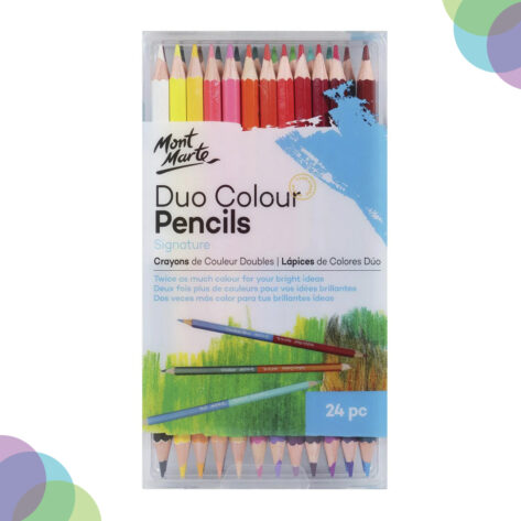 Cart Mont Marte Duo Colour Pencil 24
