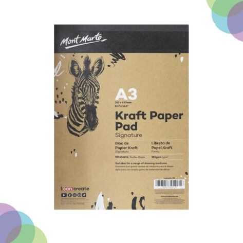 Art & Craft Material Suppliers Mont Marte Kraft Paper Pads