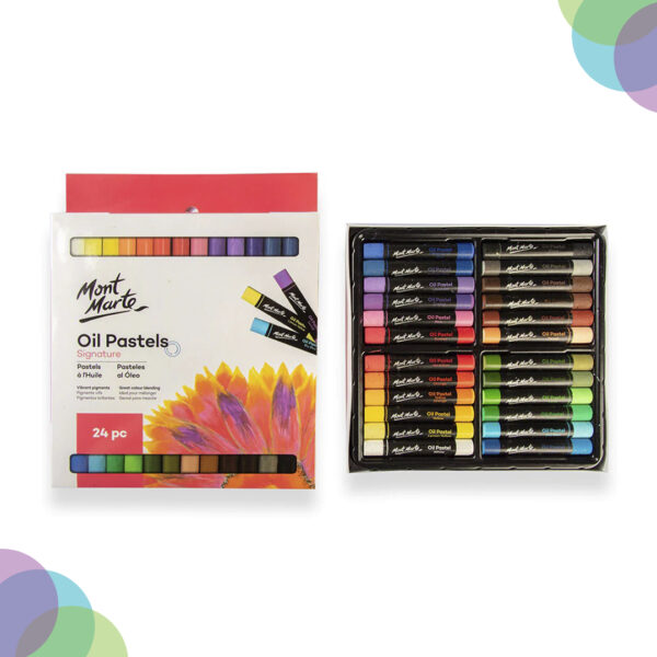 Mont Marte Metallic Oil Pastel Set of 12 Mont Marte Metallic Oil Pastel Sets