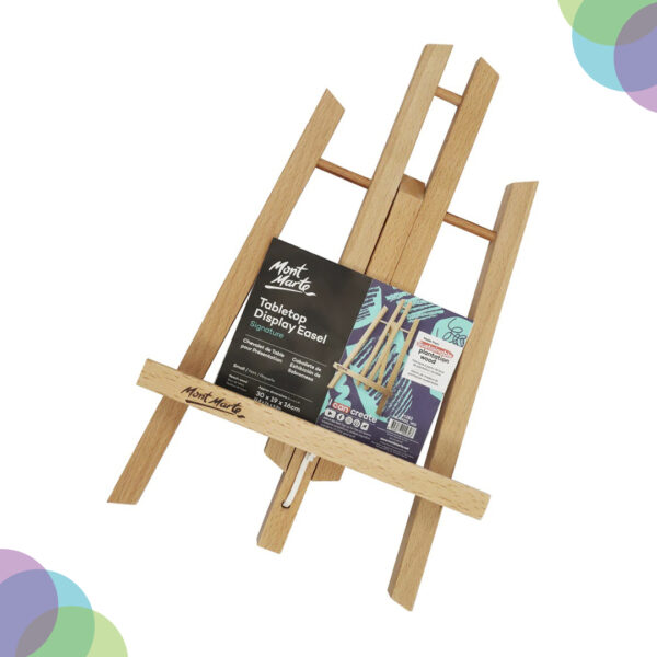 Mont Marte Mini Display Easel Beech Small Mont Marte Mini Display Easel Beech Small