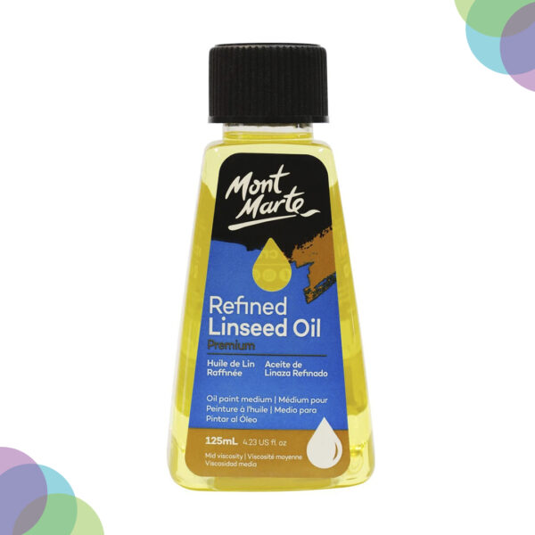 Mont Marte Refined Linseed Oil 125Ml Mont Marte Refined Linseed Oil 125Ml