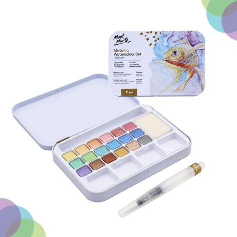 Amazon.com: Watercolor Painting Kit,Portable Drawing Art Set for  Adult,Kids,Beginner Professional Art Supplies as Gift with Watercolor Cake, Watercolor Paints, Color Pencils,Tools(Aluminum Case) : Arts, Crafts &  Sewing