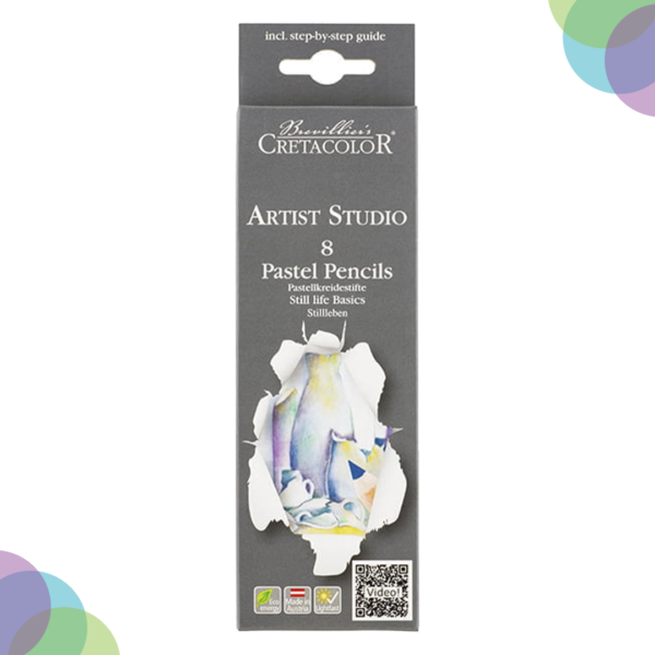 CRETACOLOR Pastel Pencil Still Life Set of 8 CRETACOLOR Pastel Pencil Still Life Set of 8