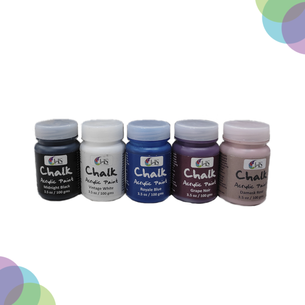 HS Acrylic Chalk Paint 100GMS - Image 2