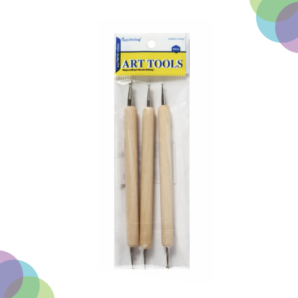 Keep Smiling Pottery Clay Tools Set Of 3pc Keep Smiling Pottery Clay Tools Set Of 3pc