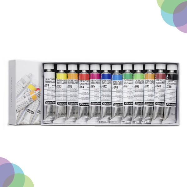 Schmincke Designers Gouache Set 12 X 20Ml Schmincke Designers Gouache Set 12 X 20Ml