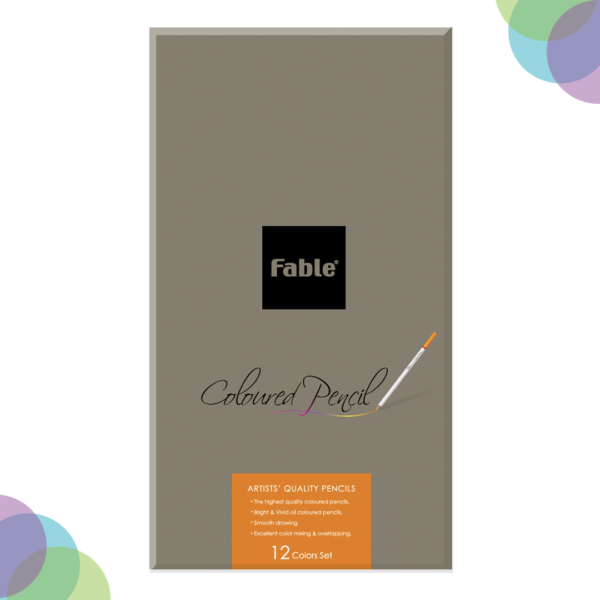 Dong-A Fable Oil Colour Pencil Set Of 12 Dong A Fable Oil Colour Pencil Set Of 12