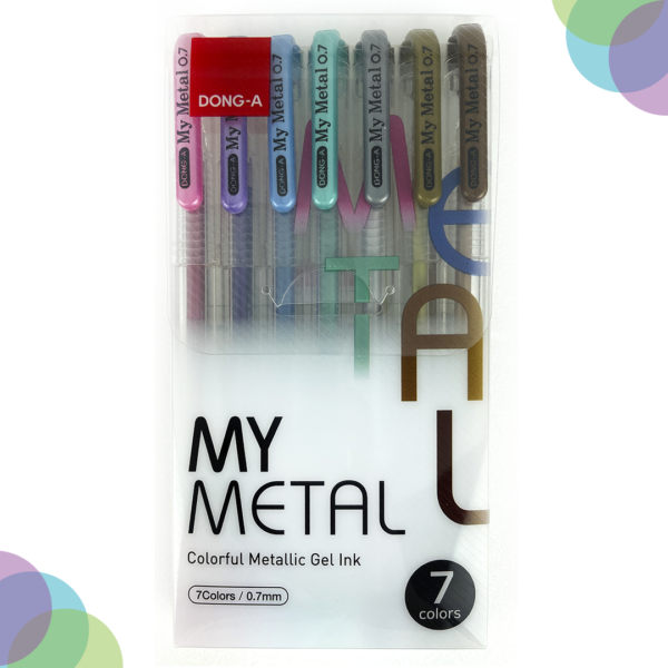 Dong-A My Metal Gel Pens 0.7Mm Dong A My Metal Gel Pens 0.7Mm