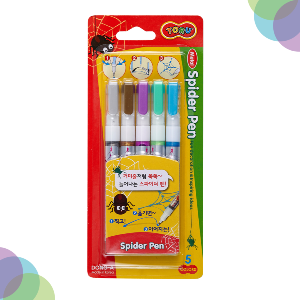 Dong-A Toru Spider Pen Set Of 5 Dong A Spider Pen Set Of 5