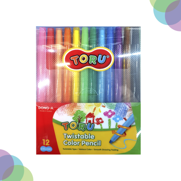 Dong-A Twistable Colour Pencil Set Of 12 Dong A Twistable Colour Pencil Set Of 12