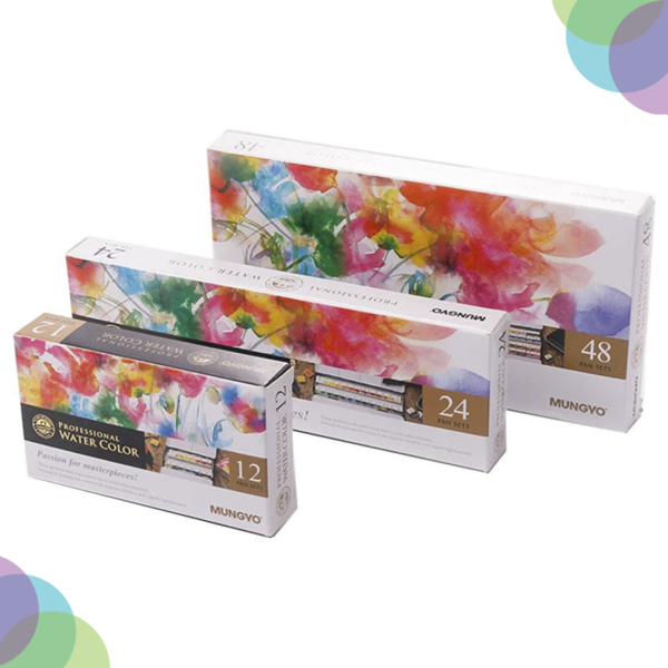 Mungyo Professional Watercolor Pan Sets Mungyo Professional Watercolor Pan Sets