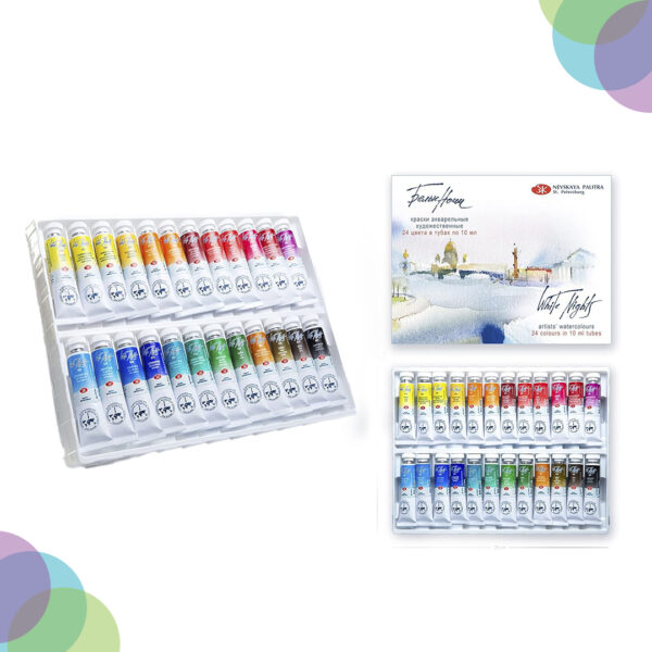 White Nights Artist'S Water Colour Tubes Sets