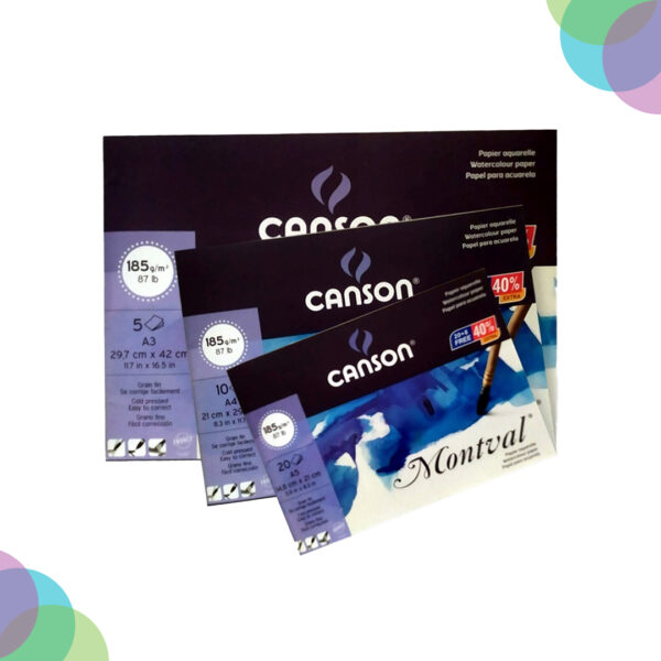 Canson Montval Cut Packets 185Gsm Canson Montval Cut Packets 185Gsm