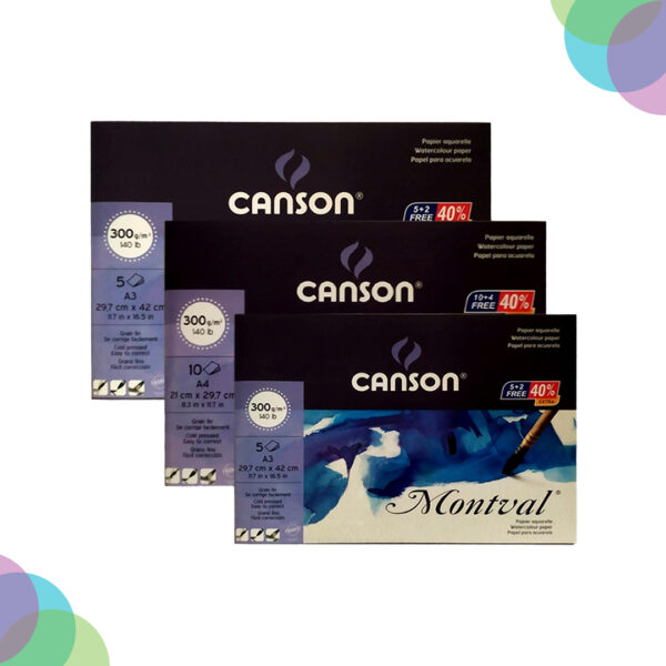 Canson Montval Cut Packets 300Gsm Canson Montval Cut Packets 300Gsm
