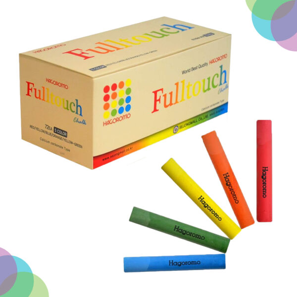HAGOROMO Fulltouch Chalk 5 colours Set of 72 HAGOROMO Fulltouch Chalk 5 colours Set of 72