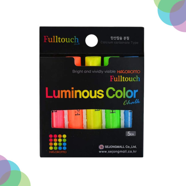 HAGOROMO Fulltouch Luminous Chalk 5 colours Set of 5 HAGOROMO Fulltouch Luminous Chalk 5 colours Set of 5