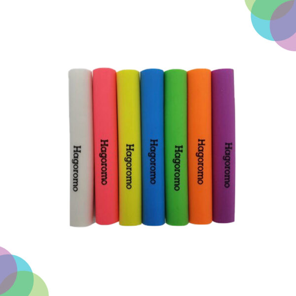 HAGOROMO Rainbow Eraser set of 7 HAGOROMO Rainbow Eraser set of 7