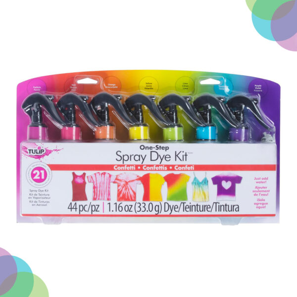 Tulip Tie-Dye Kit Spray 7 Colour Set 31661 Tulip Tie Dye Kit Spray 7 Colour Set 31661