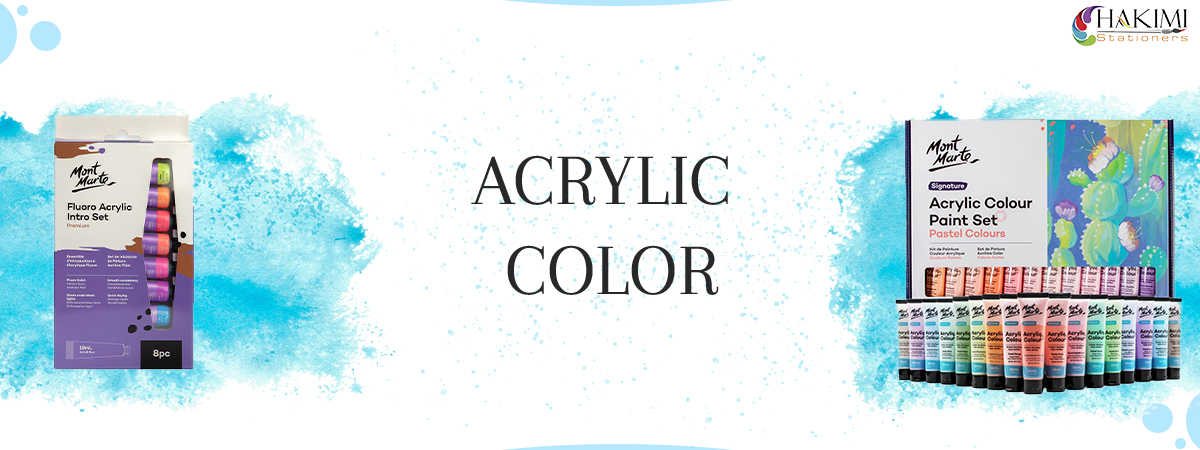 Art & Craft Material Suppliers acrylic color banner