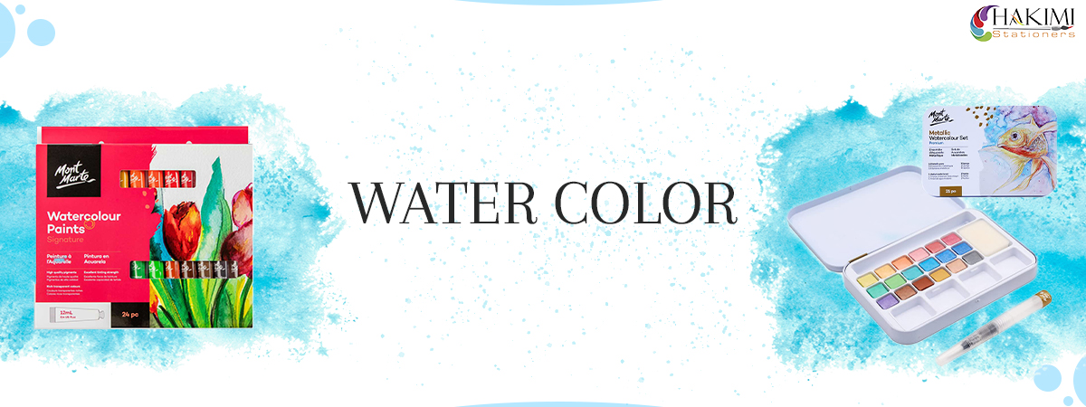 Art & Craft Material Suppliers water color banner