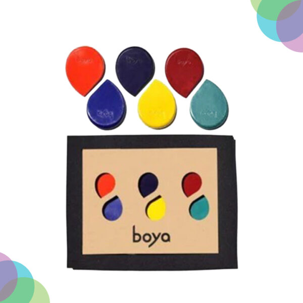 Boya Artist Crayons (Rainbow Set Of 6) Boya Artist Crayons Rainbow Set Of 6