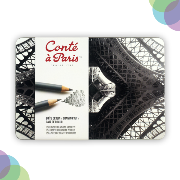 Conte A Paris Graphite Pencil Set Of 12 Conte A Paris Graphite Pencil Set Of 12