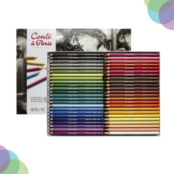 Conte A Paris Pastel Pencils Set Of 48 Conte A Paris Pastel Pencils Set Of 48