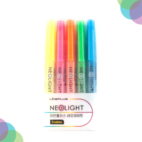 Lineplus Highlighter Neolight 5 Pc Set Lineplus Highlighter Neolight 5 Pc Set