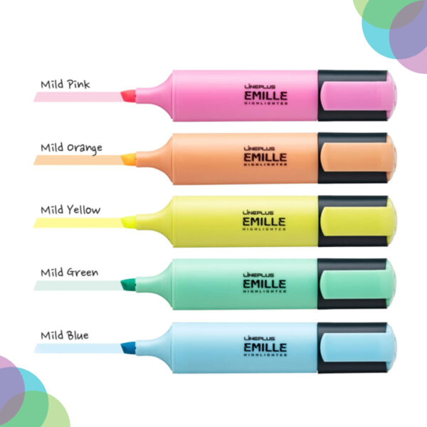 Lineplus Pastel Emile Highlighter Individual Lineplus Pastel Emile Highlighter Individual