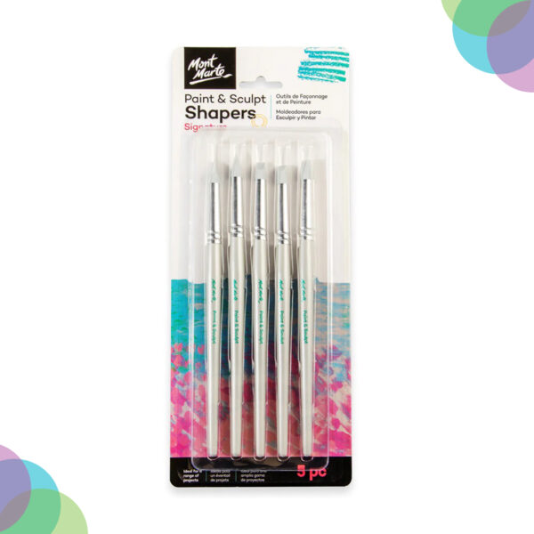 Mont Marte Paint & Sculpt Shapers Signature Set of 5 Mont Marte Paint Sculpt Shapers Signature Set of 5